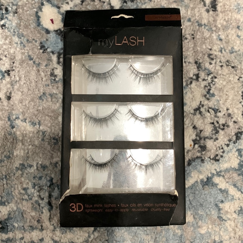 3 pair false lash